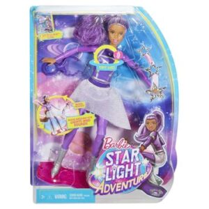 Mattel Barbie Κούκλα Σάλλυ Περιπέτεια Του Διαστήματος Star Light Adventure Lights & Sounds Hoverboarder Doll DLT23