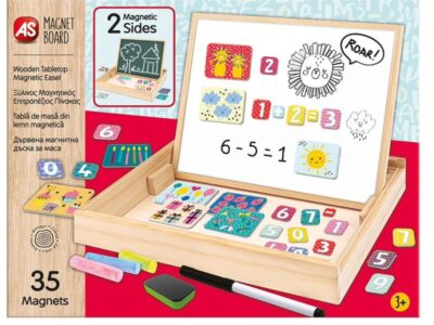 AS Magnet Board - Επιτραπέζιος Πίνακας με 35 Μαγνητάκια 1029-64054