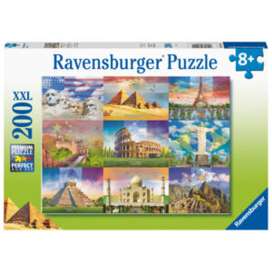 Ravensburger Παιδικά παζλ 200XXL τεμαχίων – Μνημεία Του Κόσμου 13290