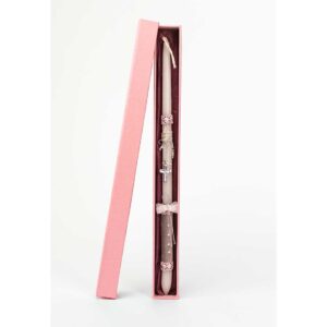 Γεραλής Στρογγυλή Λαμπάδα Μίνι Κρεμαστό Σταυρός - Ασημί 34-1 2025