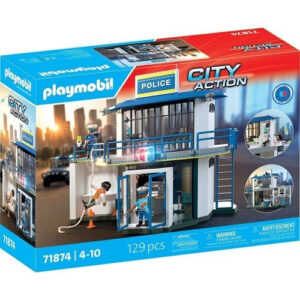 Playmobil City Action Αστυνομικό Τμήμα Με Δωμάτιο Ερευνών - 71874