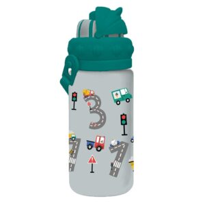 Must Team Παγούρι Νηπίου PCTG 430ml με Καλαμάκι  Οχήματα - Πράσινο 000587458-2 2026