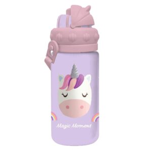 Must Team Παγούρι Νηπίου PCTG 430ml με Καλαμάκι  Μονόκερος - Ροζ 000587458-3 2026