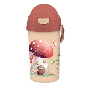 Must Team Παγούρι Νηπίου Πλαστικό για Κορίτσι 500ml με Καλαμάκι Romantic Fair - Καφέ 000587459-3 2026