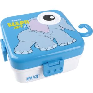 Must Team Φαγητοδοχείο  2 σε 1 1590ml και 70ml PP Πλαστικό 20,3x20x9,4 εκ Ελέφαντας - Μπλε/Λευκό 000587527-2 2026