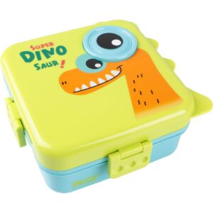 Must Team Φαγητοδοχείο  2 σε 1 1590ml και 70ml PP Πλαστικό 20,3x20x9,4 εκ Δεινόσαυρος - Λαχανί/Βεραμάν 000587527-4 2026