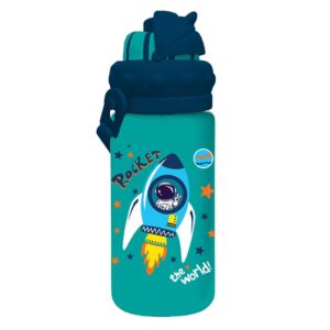 Must Team Παγούρι Νηπίου PCTG 430ml με Καλαμάκι  Διάστημα - Πράσινο 000587555-2 2026