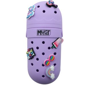 Must Team Κασετίνα Σιλικόνης Όρθια Crocs - Μωβ 000587238-2 2026